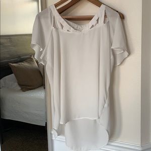 Spense high low tee